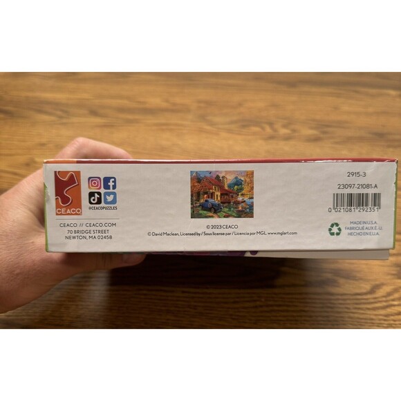 Ceaco David Maclean The Getaway lakeside cabin & truck 750 piece jigsaw puzzle‎ - Picture 3 of 9